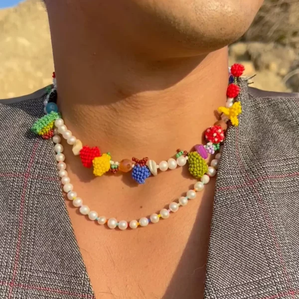 Collar en Mostacillas 