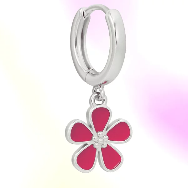 Arete Solitario Silver Flower